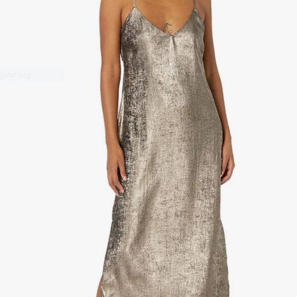 The Drop Women's Zayne Shine Slip Dress - Picture 2 of 3